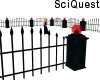 Gothic Fence w Candles