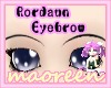 Manga Rordaun eyebrow