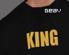 G | King Black Tucked