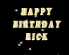 Happy Birthday Rick Sign