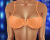 Pastel Orange Bikini Top