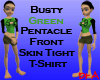 Busty Green Pentacle Tee