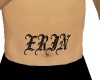 Erin stomach tattoo