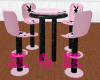 PINK/BLK BUNNY TABLE