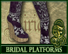 Bridal Platforms Purple