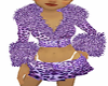 Purple fur outfit