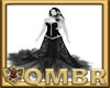 QMBR Black Morgana Gown