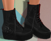 ➽ Black Boots.