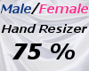 Male/Fem Hand Scaler 75%