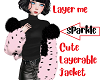 Layerable Pink sparkle