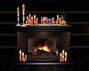 Xmas Cabin Fireplace