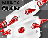 !!K Spike Glow Red L