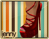 *J Glitter Heels Red