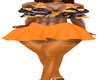 Orange Floral Syntha Dre