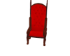 Z| Red Wood Chair