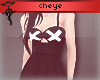 c. x'ed out dress