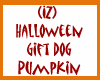 (IZ) Gift Dog Pumpkin