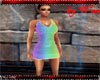 !W Rainbow minidress 1