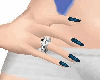 Nails blue