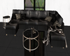black modern couch