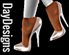 Sexy White See Thru Heel