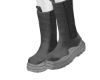 ! designer boots grey