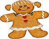 Gingerbread Girl cookie