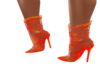Orange lace shoes 2 UA