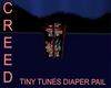 Tiny Tunes Diaper Pail