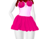 pink rose dress