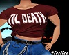 Til Death Red Shirt {F}