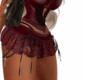 Red Lana Skirt