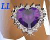 LL: Amethyst Heart Ring