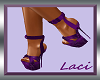 ~Purple Heel Sandals~