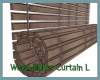 *Wood Roller Curtain L