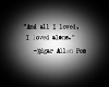Edgar Allen Poe Quote BG