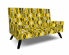 Retro Couch Yellow Black