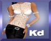KD-White lace bodysuite