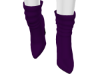 *B* Purple Ankle Boot