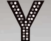 Wall Night Letter Y