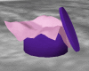 Hatbox purple and pink