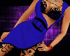 Sexy Lace Dress Blue/Blk