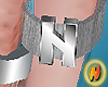 ! N Silver Ring