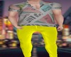 Drake yellow hex pants