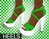 -CT Simple Green Heels