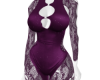 ♛Sexy BodySuit purple