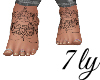 [7ly]Tatt feet nude toes