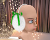 green snowflake muffs