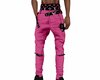 EH$ Dark Pink P/B Jeans