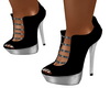 Grey Black Silettos Plat